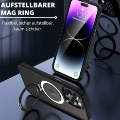iPhone 13 Pro - Farbige MagSafe Hülle mit Ring