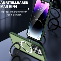 iPhone 13 Pro - Farbige MagSafe Hülle mit Ring