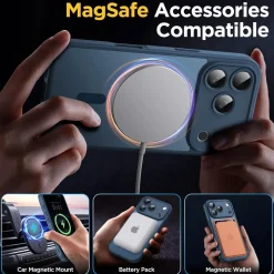 iPhone 17 Pro - Farbige MagSafe Hülle mit Kameraschutz