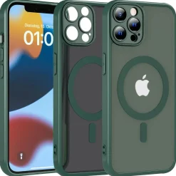 iPhone 12 Pro - Farbige MagSafe Hülle mit Kameraschutz