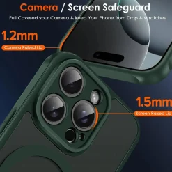 iPhone 12 Pro - Farbige MagSafe Hülle mit Kameraschutz
