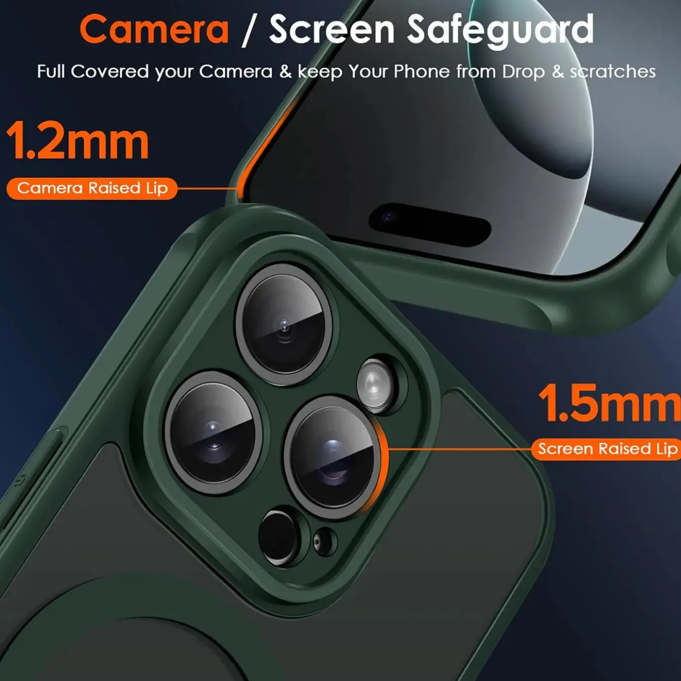 iPhone 12 Pro - Farbige MagSafe Hülle mit Kameraschutz