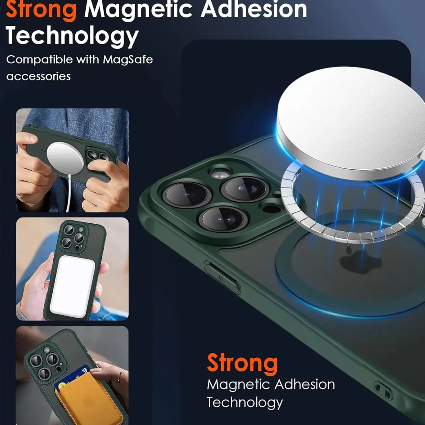 iPhone 12 Pro - Farbige MagSafe Hülle mit Kameraschutz