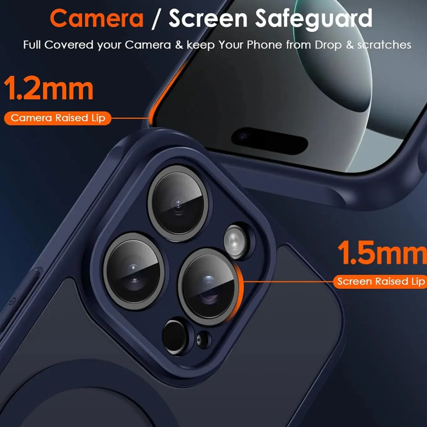 iPhone 12 Pro - Farbige MagSafe Hülle mit Kameraschutz