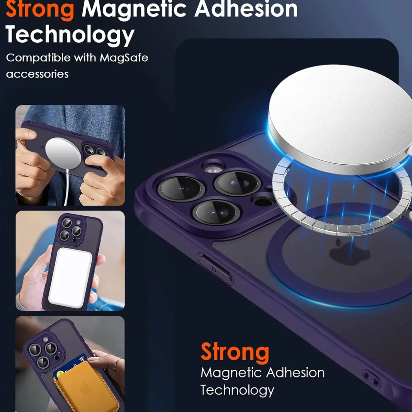 iPhone 12 Pro - Farbige MagSafe Hülle mit Kameraschutz