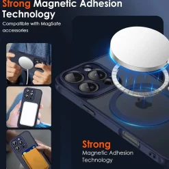 iPhone 16 Pro - Farbige MagSafe Hülle mit Kameraschutz