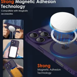 iPhone 16 Pro - Farbige MagSafe Hülle mit Kameraschutz