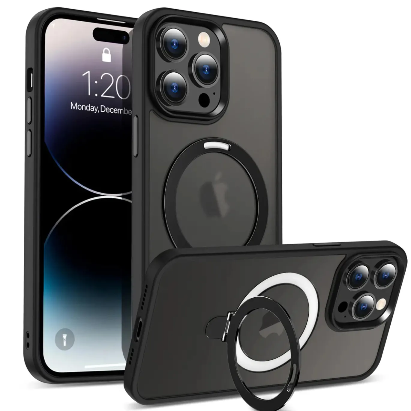 iPhone 14 Pro - Farbige MagSafe Hülle mit Ring