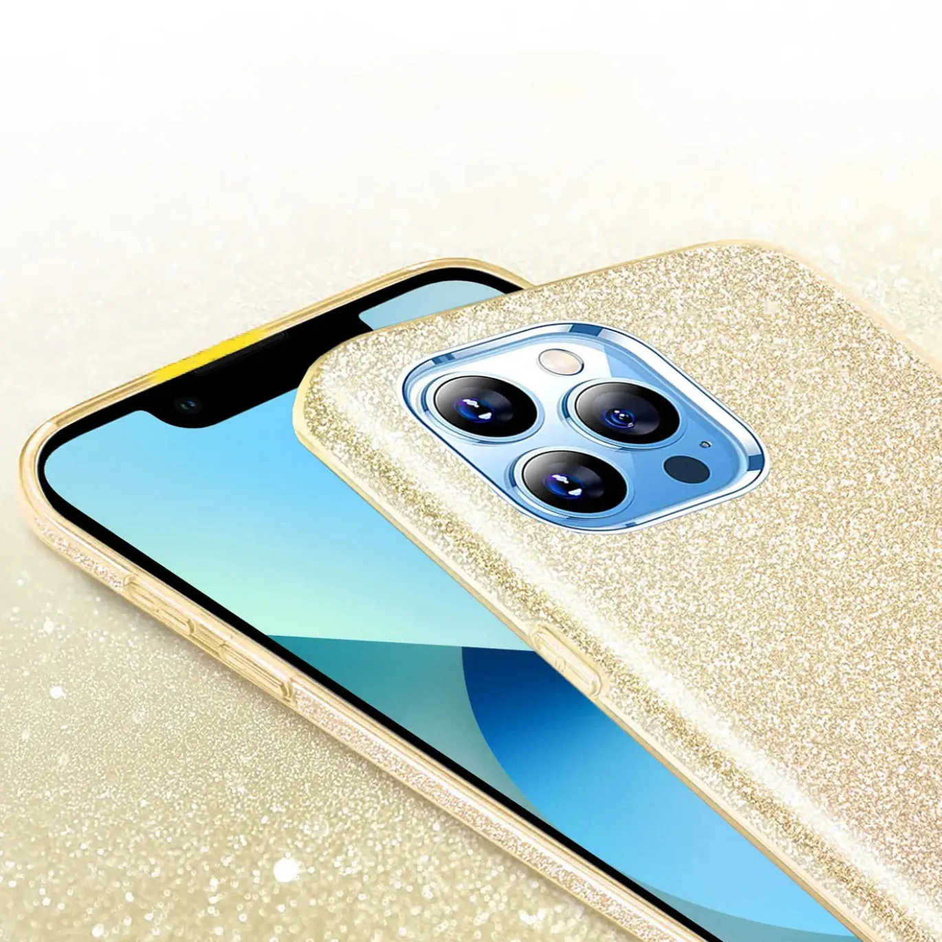 iPhone 14 Pro - Glitzer TPU Hülle