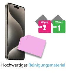iPhone 16 Pro - 9H Displayschutzfolie 2x Display & Kamera