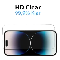 iPhone 14 Pro - 9H Displayschutzfolie 2x Display & Kamera