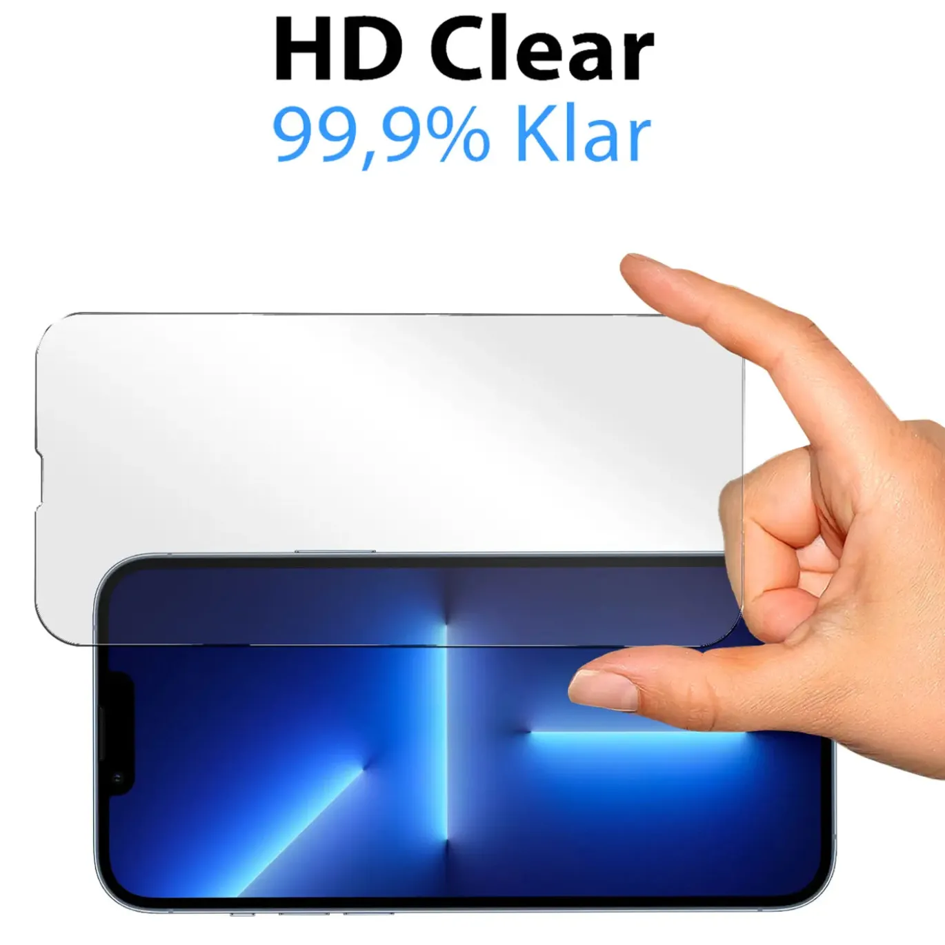 iPhone 13 Pro - 9H Displayschutzfolie 2x Display & Kamera