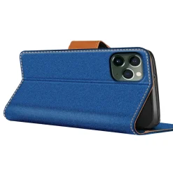 iPhone 11 Pro - Jeanslook Klapphülle mit Kartenfach