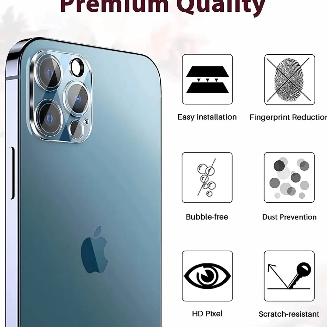 iPhone 12 Pro - Kameraschutz aus gehärtetem Glas