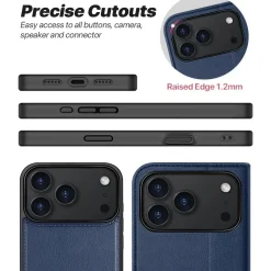 iPhone 17 Pro - Klapphülle mit Kartenfächern & MagSafe-Kompatibilität