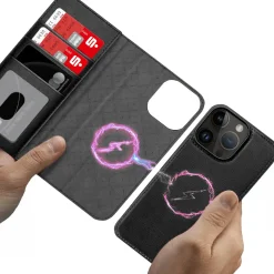 iPhone 14 Pro - Klapphülle mit Kartenfächern & MagSafe-Kompatibilität