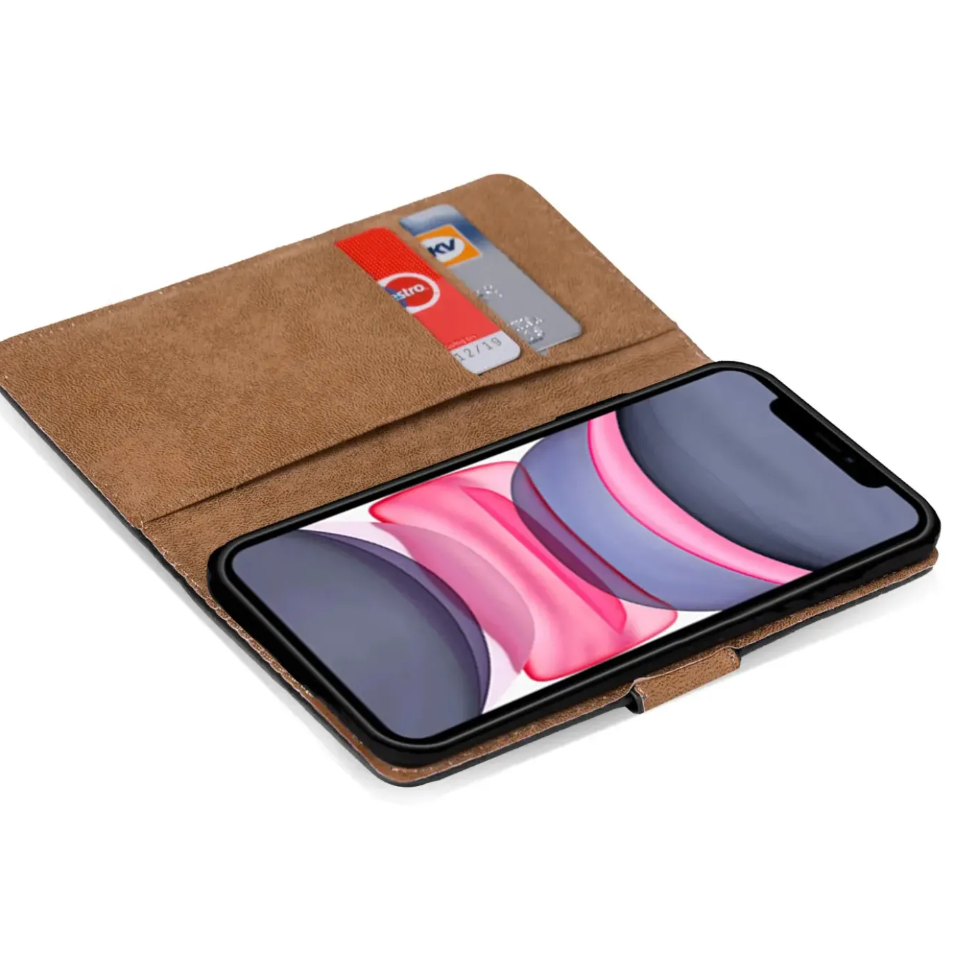 iPhone 11 Pro - Klapphülle mit Kartenfächern