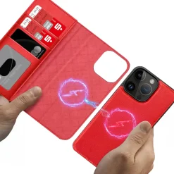 iPhone 15 Pro - Klapphülle mit Kartenfächern & MagSafe-Kompatibilität