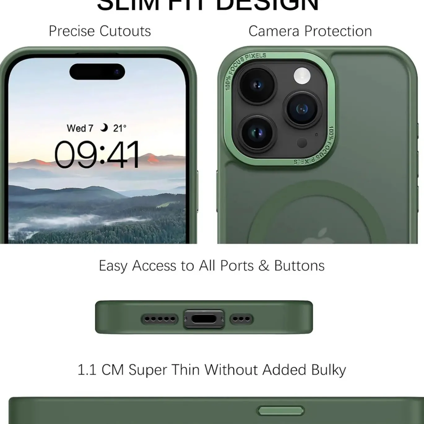 iPhone 16 Pro - MagSafe Hülle mit Kameraschutz