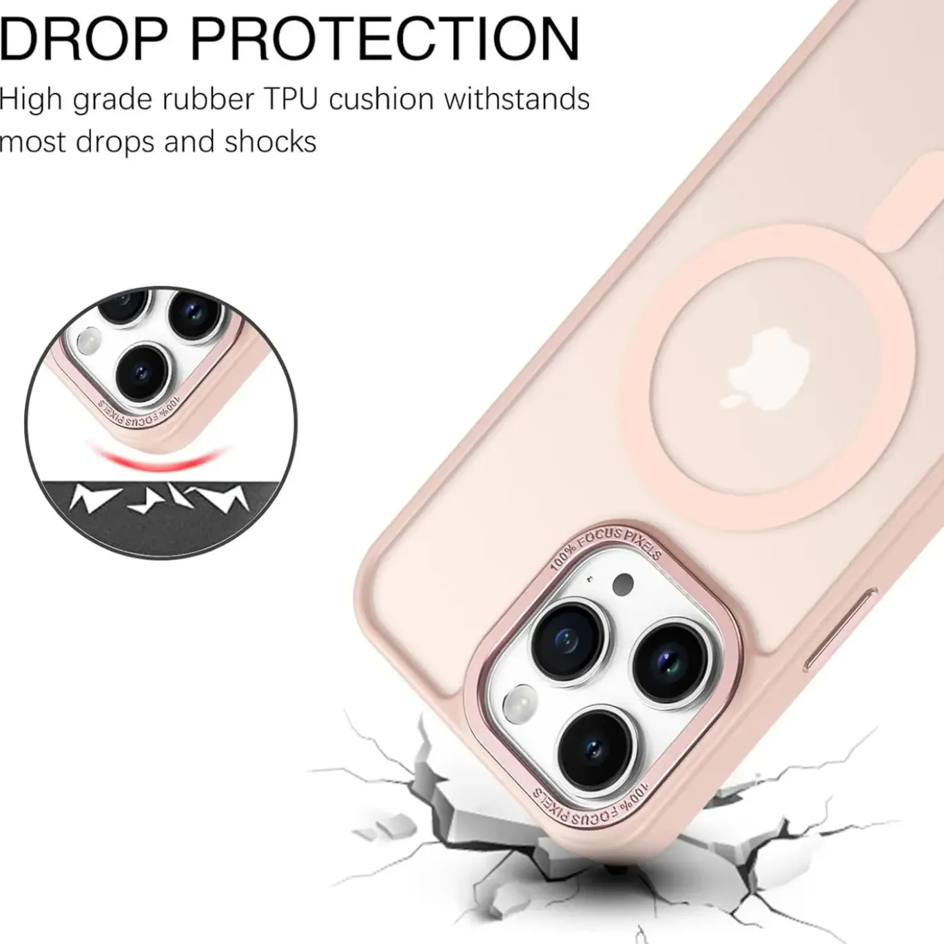 iPhone 16 Pro - MagSafe Hülle mit Kameraschutz