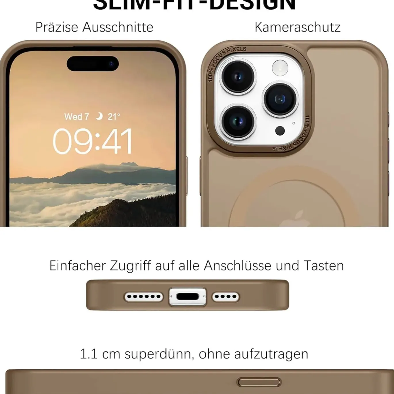 iPhone 16 Pro - MagSafe Hülle mit Kameraschutz