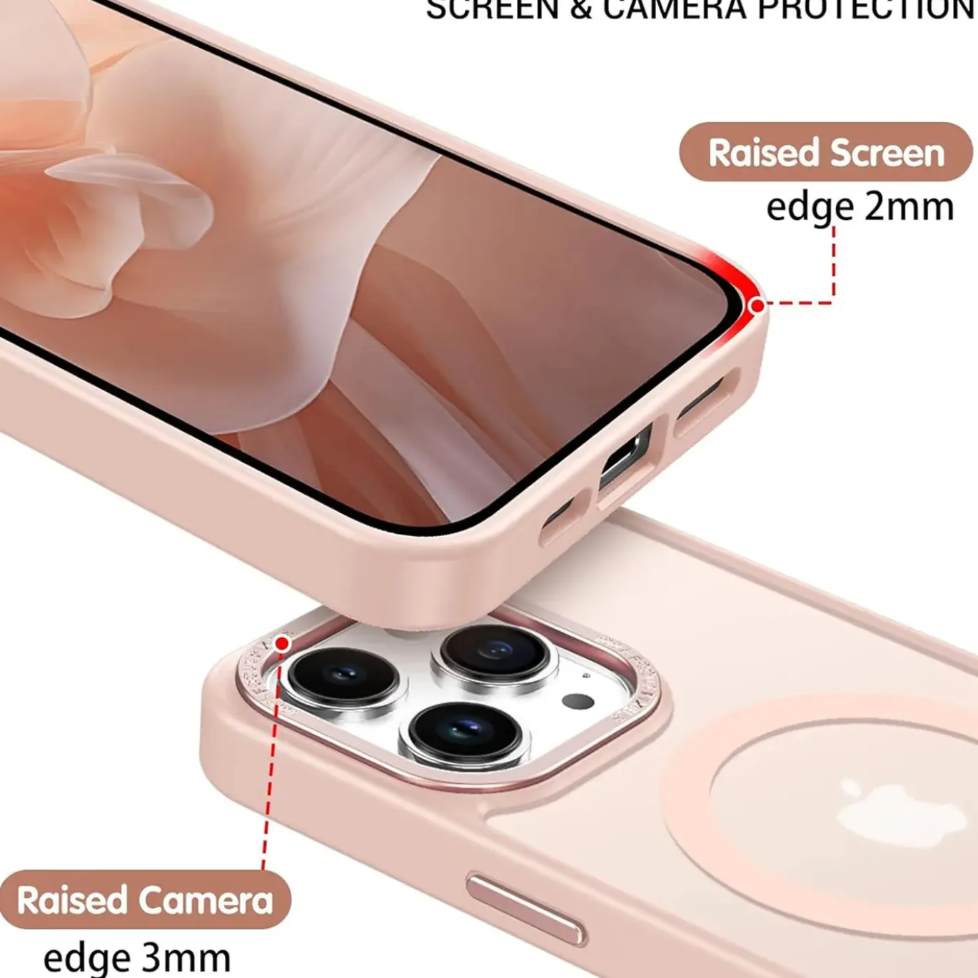 iPhone 15 Pro - MagSafe Hülle mit Kameraschutz