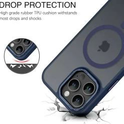 iPhone 15 Pro - MagSafe Hülle mit Kameraschutz