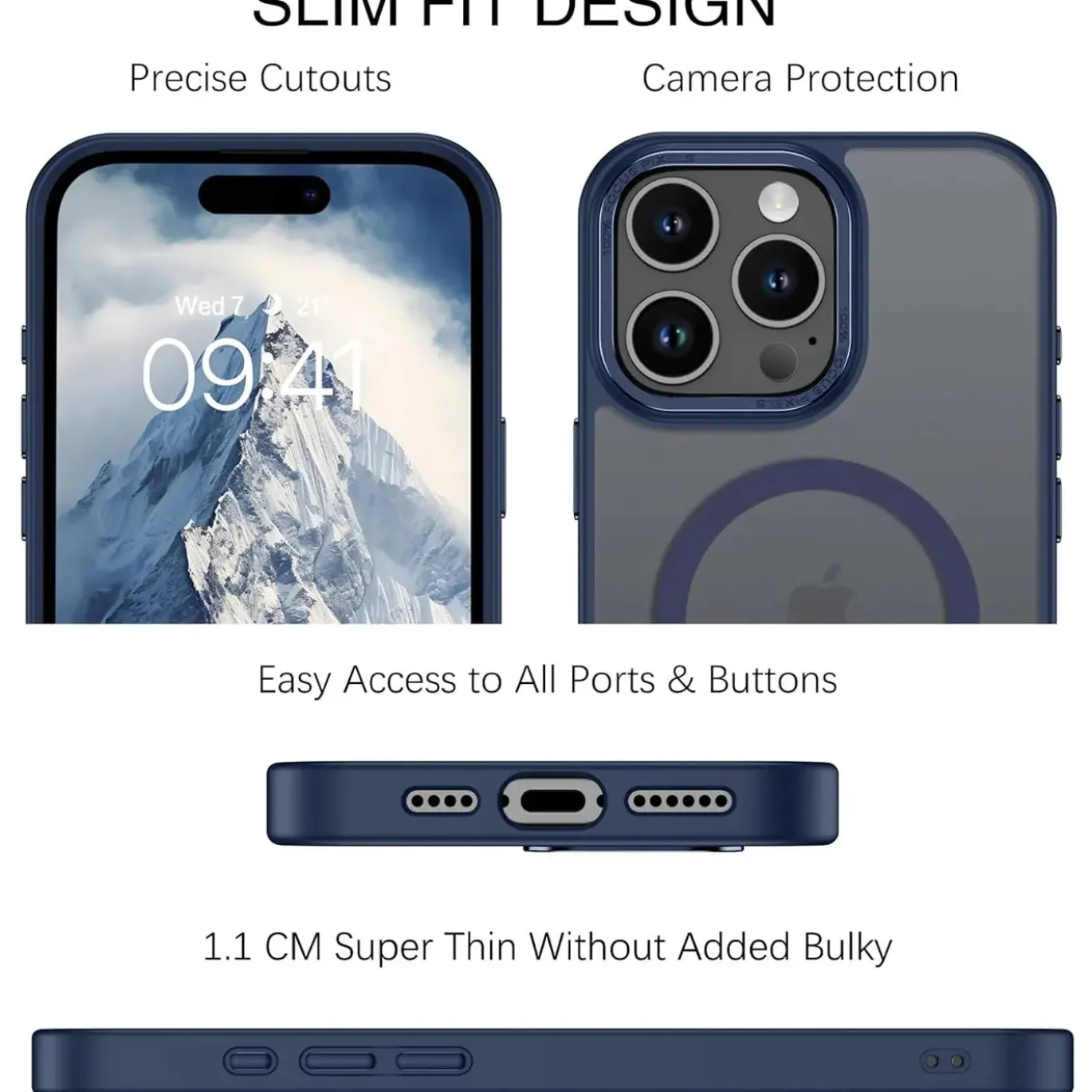 iPhone 13 Pro - MagSafe Hülle mit Kameraschutz