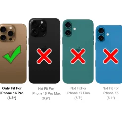 iPhone 16 Pro - MagSafe Hülle mit Glas & Schutzfunktion