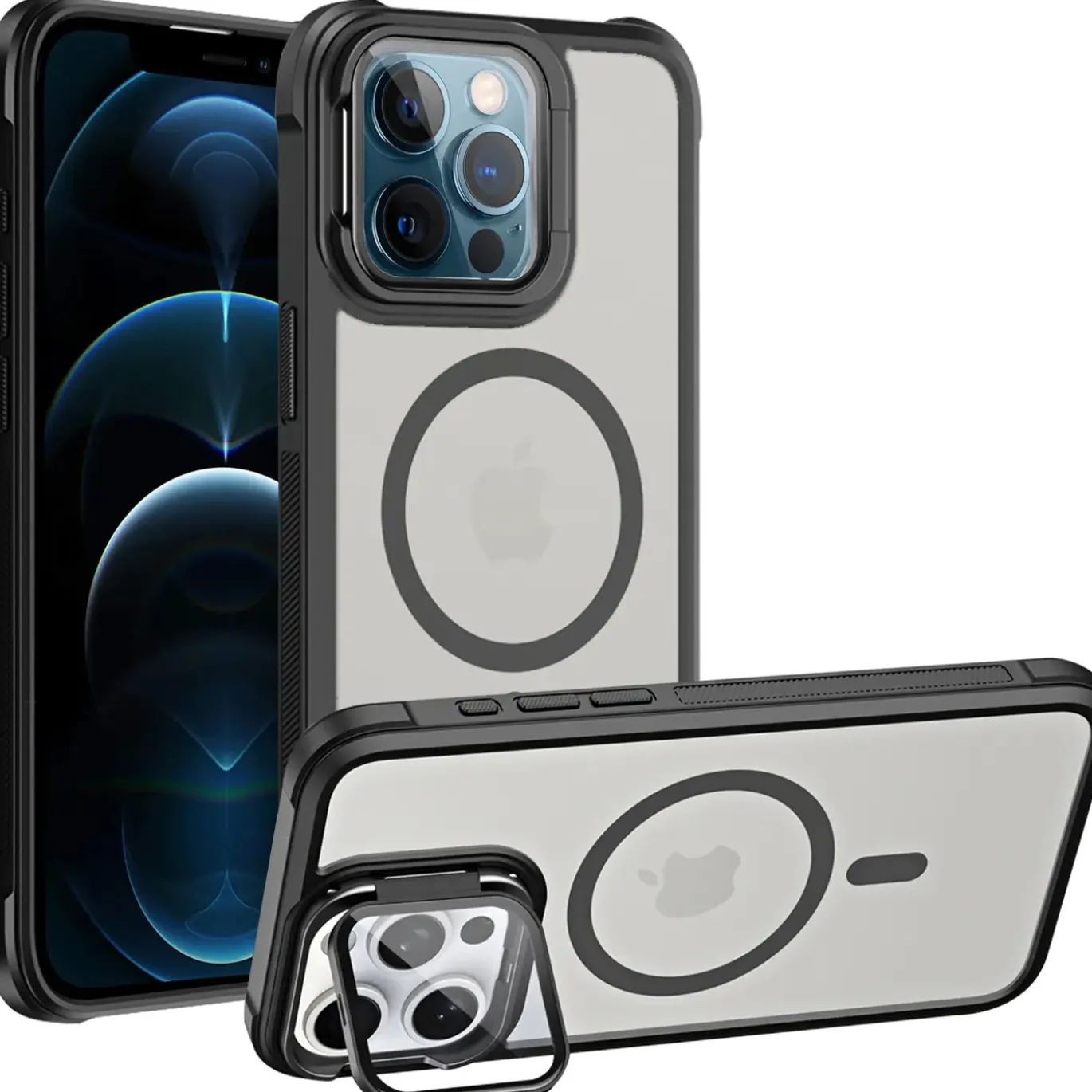iPhone 12 Pro - MagSafe Hülle mit Glas & Schutzfunktion
