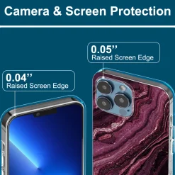 iPhone 13 Pro - Marmor & Sand Design Hülle