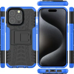 iPhone 15 Pro - Outdoor Hülle 2-teiliges Schutzcase