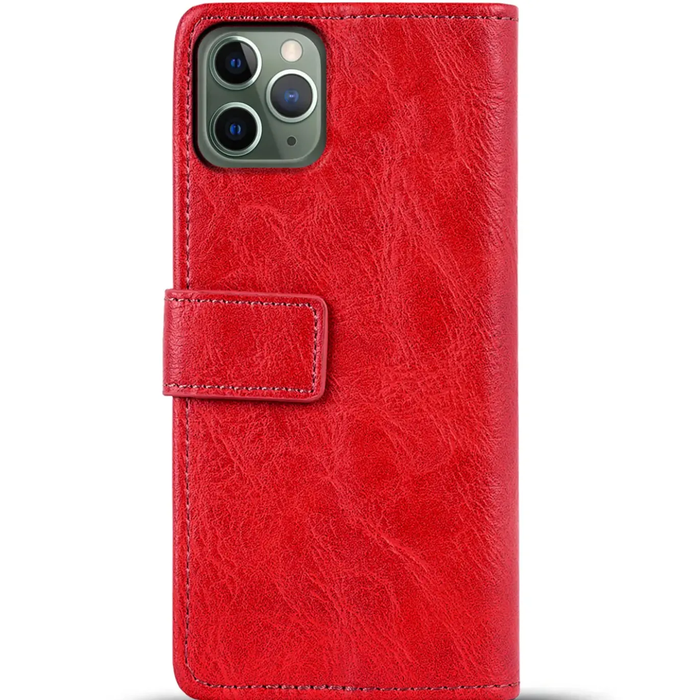 iPhone 11 Pro - Retro Klapphülle mit Karten- & Geldfach