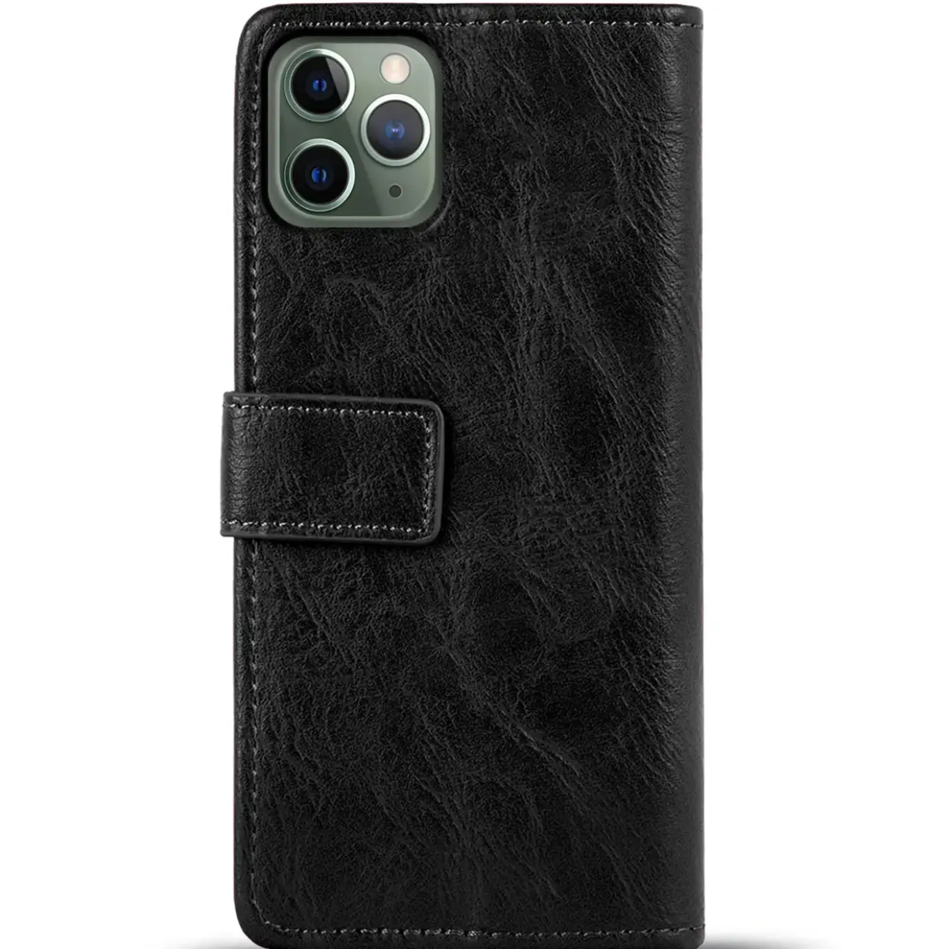 iPhone 11 Pro - Retro Klapphülle mit Karten- & Geldfach