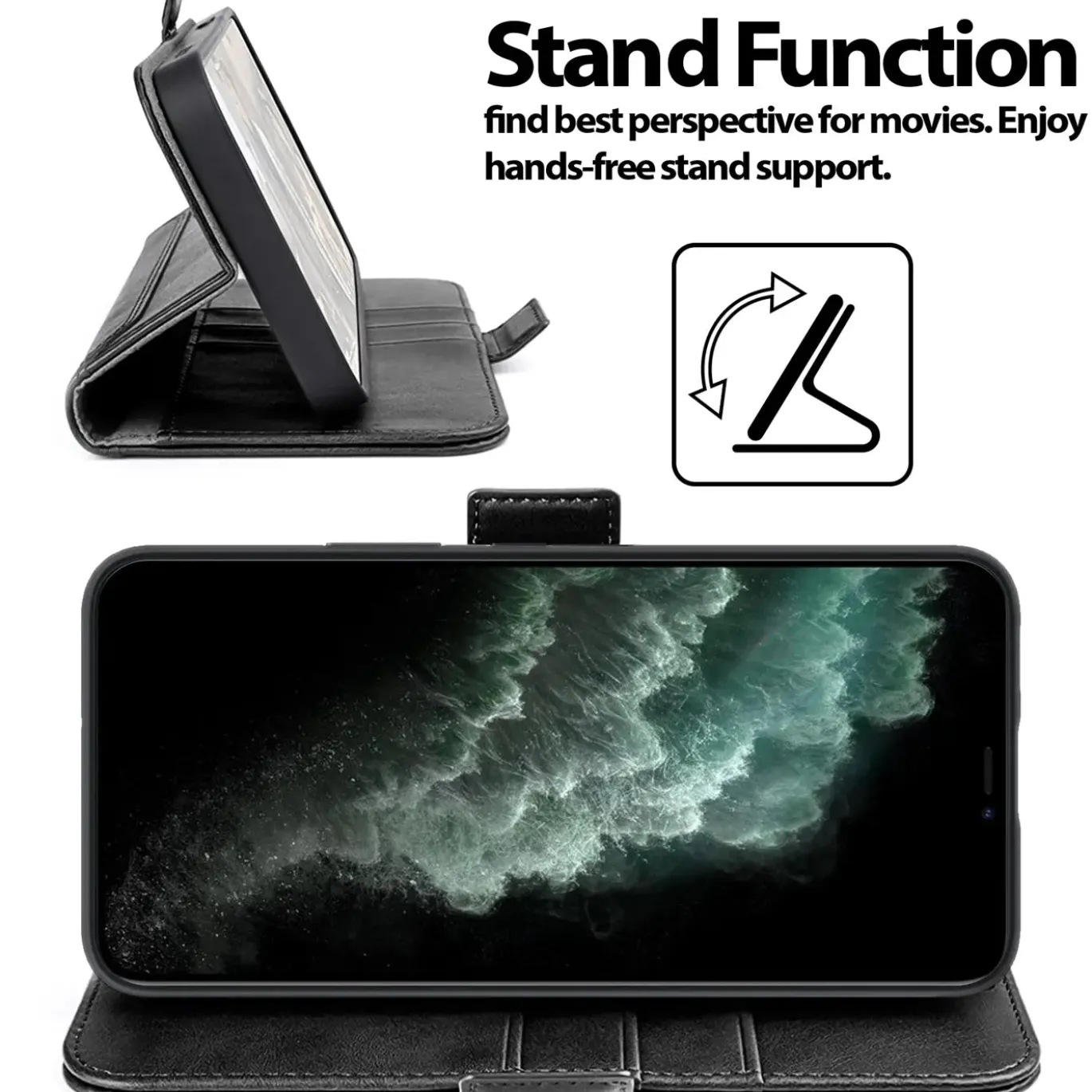 iPhone 11 Pro - Robuste Klapphülle mit RFID Block