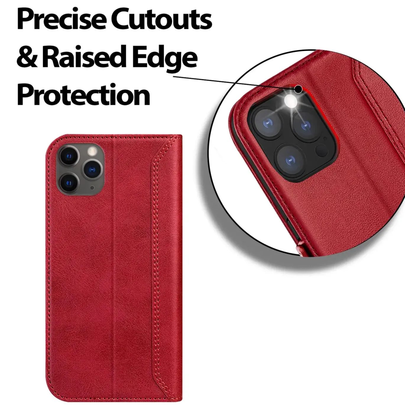 iPhone 11 Pro - Robuste Klapphülle mit RFID Block