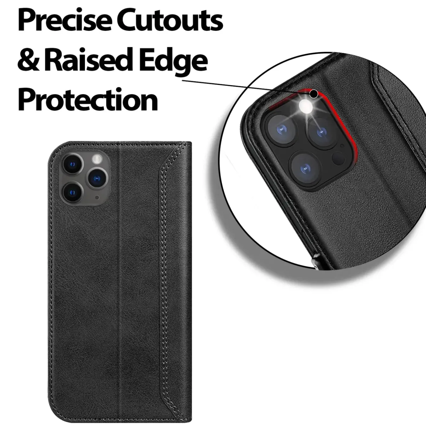 iPhone 11 Pro - Robuste Klapphülle mit RFID Block