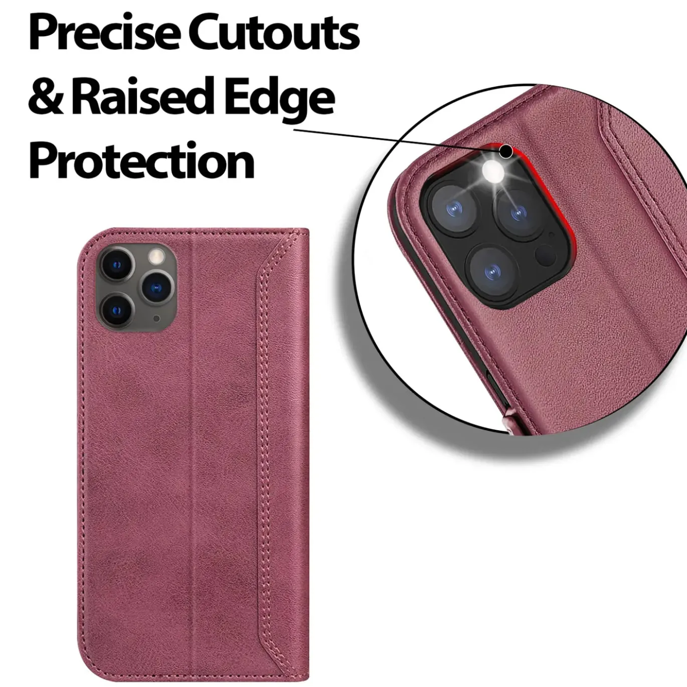 iPhone 11 Pro - Robuste Klapphülle mit RFID Block