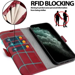 iPhone 11 Pro - Robuste Klapphülle mit RFID Block