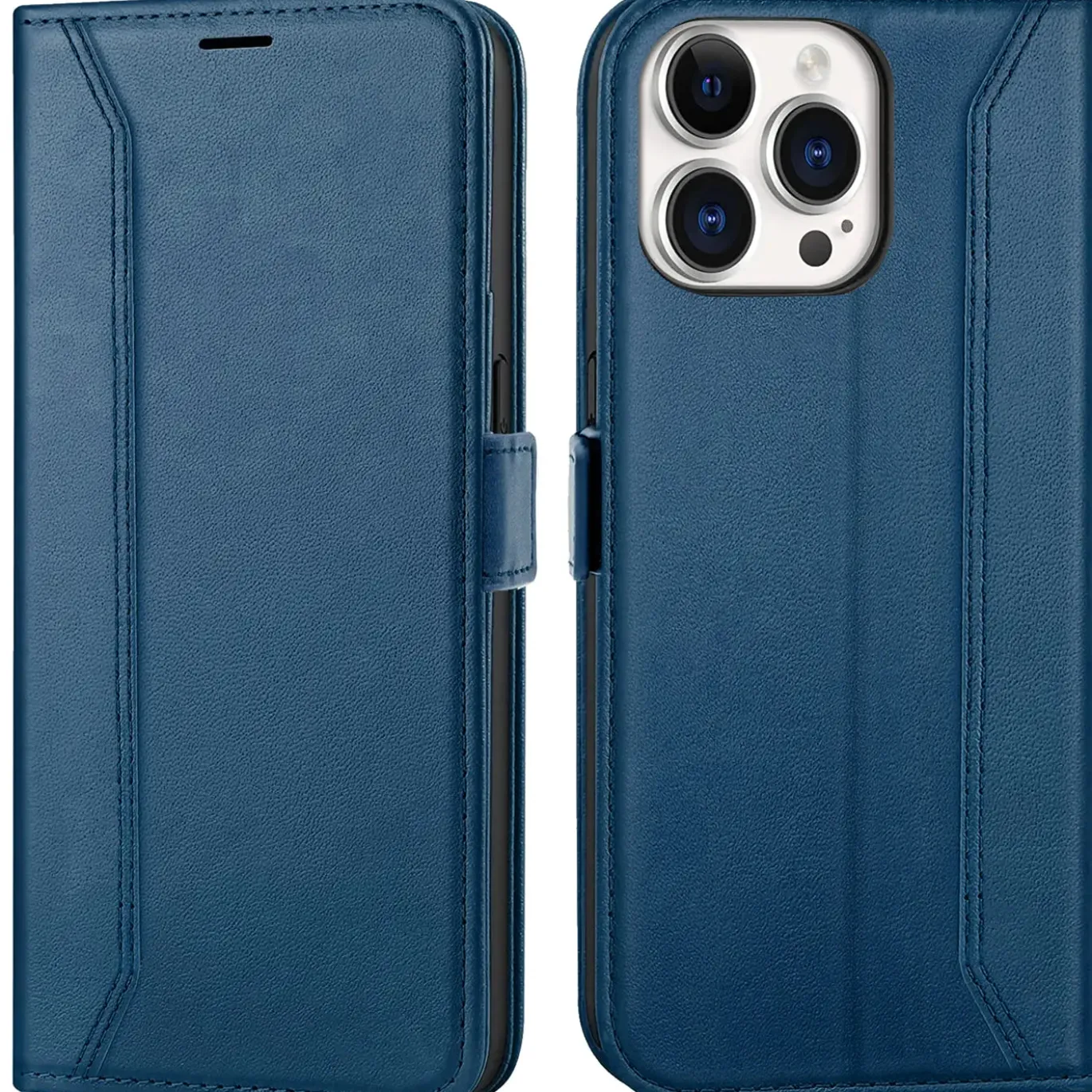 iPhone 15 Pro - Robuste Klapphülle mit RFID Block