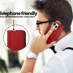 iPhone 16 Pro - Robuste Klapphülle mit RFID Block