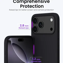 iPhone 17 Pro - Silikon Case mit Mikrofaser-Innenseite