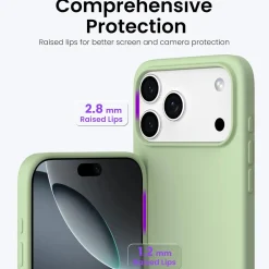 iPhone 17 Pro - Silikon Case mit Mikrofaser-Innenseite