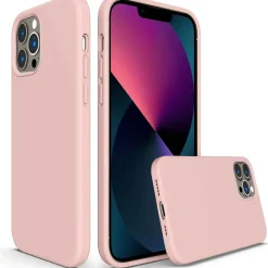 iPhone 13 Pro - Silikon Case mit Mikrofaser-Innenseite
