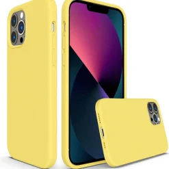 iPhone 13 Pro - Silikon Case mit Mikrofaser-Innenseite