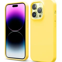 iPhone 15 Pro - Silikon Case mit Mikrofaser-Innenseite