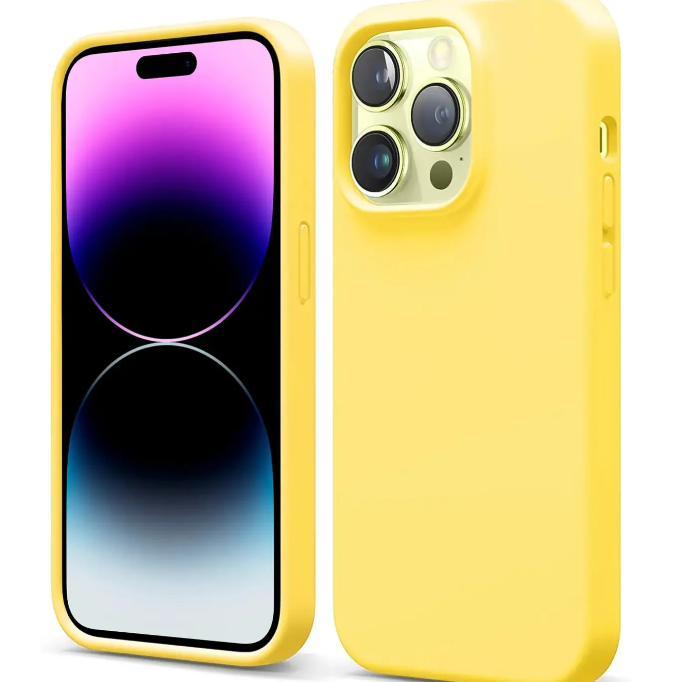 iPhone 15 Pro - Silikon Case mit Mikrofaser-Innenseite