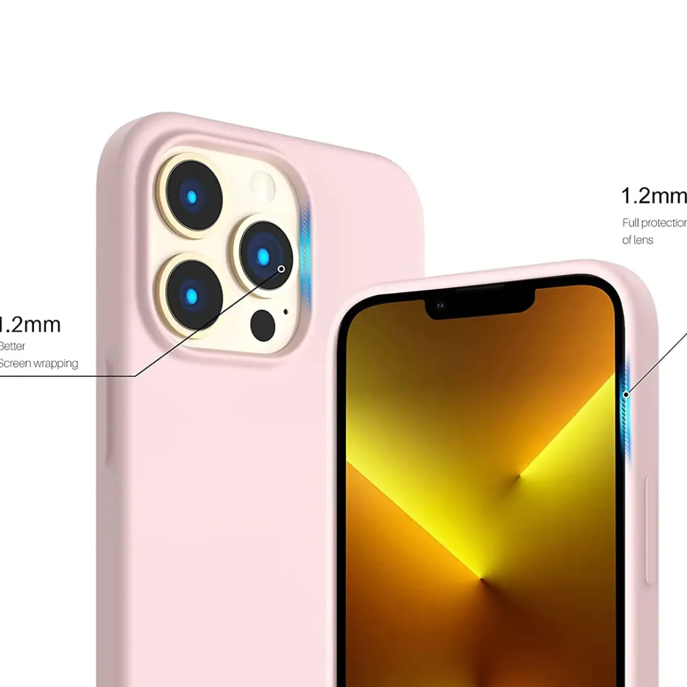 iPhone 15 Pro - Silikon Case mit Mikrofaser-Innenseite