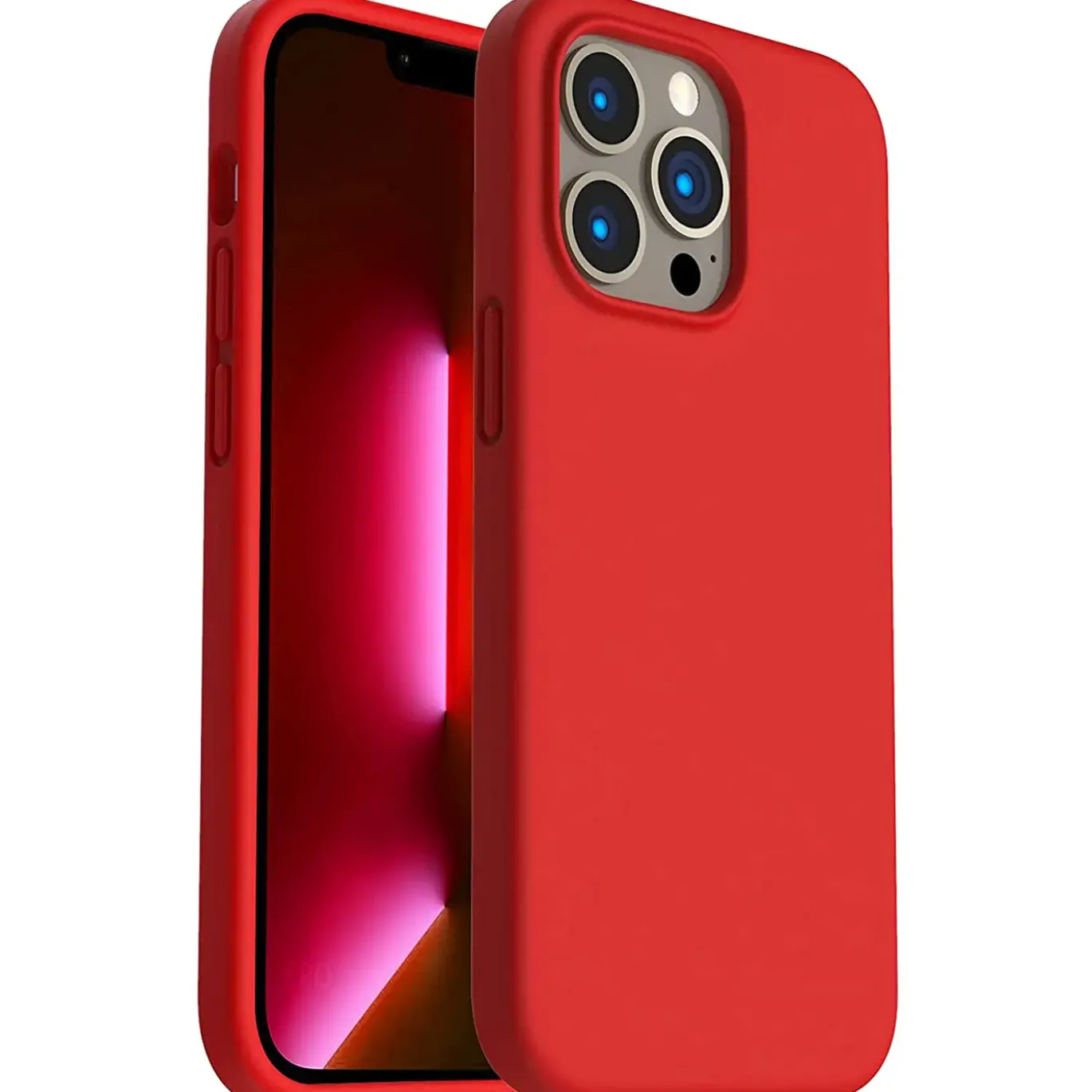 iPhone 15 Pro - Silikon Case mit Mikrofaser-Innenseite