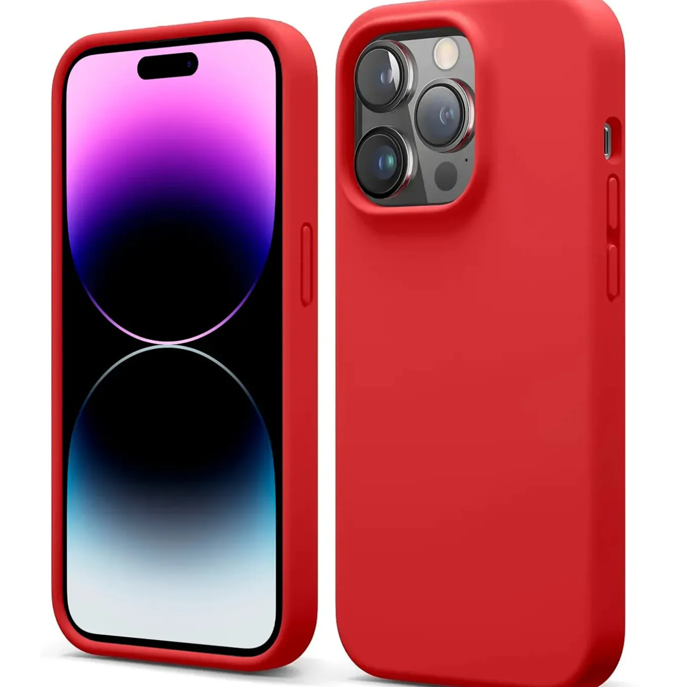 iPhone 15 Pro - Silikon Case mit Mikrofaser-Innenseite